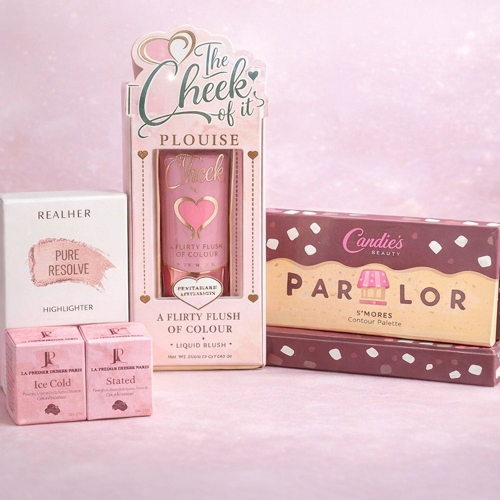 Bundle NEW| Plouise m Blush + Realher Highlighter + Candie’s Palette + Eyeshadow